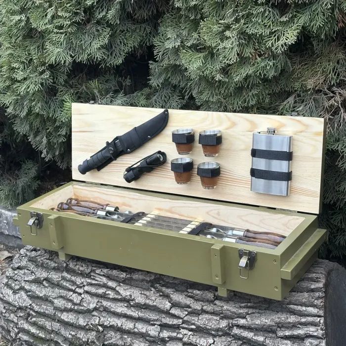 Набор для барбекю Metalzavod Мілітарі світла текстура (PN-Militari-TLT) изображение 4