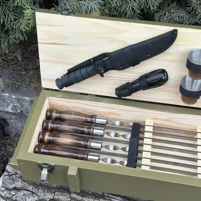 Набор для барбекю Metalzavod Мілітарі світла текстура (PN-Militari-TLT) изображение 5