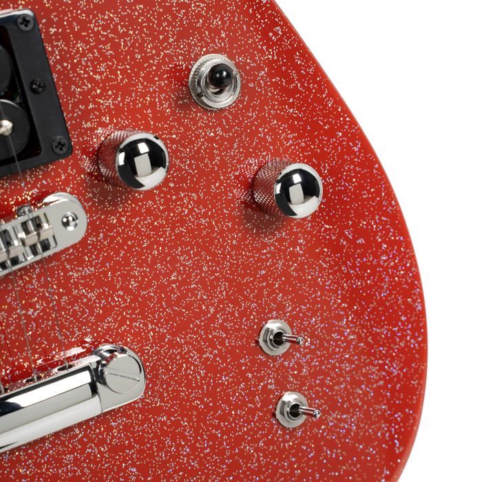 Електрогітара Cort MBM-2H Sustainiac (Red Sparkle) зображення 7