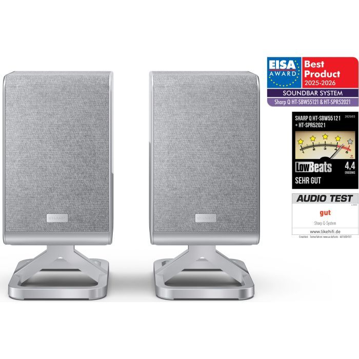 Акустическая система Sharp HT-SPR52021 Silver (HT-SPR52021(SL)) изображение 8