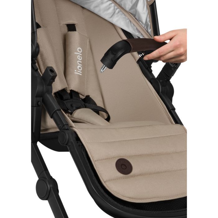 Коляска Lionelo Amber 3 в 1 Beige Sand (LO-AMBER BEIGE SAND (3in1)) изображение 8