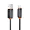 Дата кабель USB 2.0 AM to USB-C 1.0m 3A black XO (XO-CB-300UC-BK) изображение 2