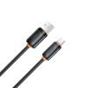 Дата кабель USB 2.0 AM to USB-C 1.0m 3A black XO (XO-CB-300UC-BK) изображение 3