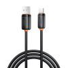 Дата кабель USB 2.0 AM to USB-C 1.0m 3A black XO (XO-CB-300UC-BK)