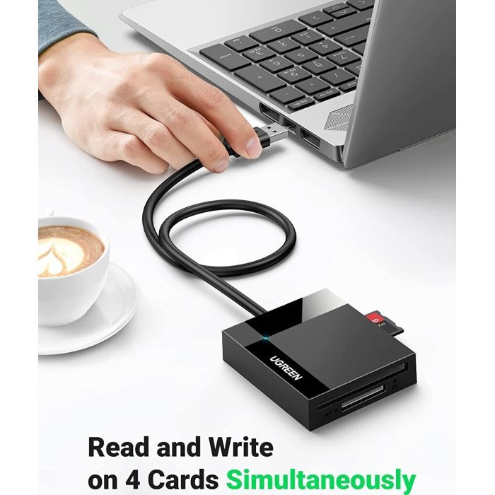 Считыватель флеш-карт USB 3.0 All-in-One 0.5m Card Reader Ugreen (30333) изображение 6