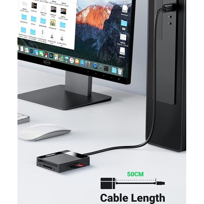 Считыватель флеш-карт USB 3.0 All-in-One 0.5m Card Reader Ugreen (30333) изображение 7