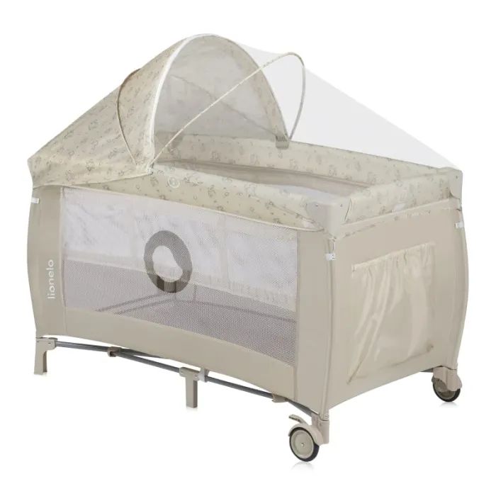 Кроватка Lionelo манеж SVEN PLUS BEIGE OLIVE (LO-SVEN PLUS BEIGE OLIVE) изображение 2