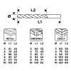 Набор сверл Graphite по металлу, дереву, кирпичу, 3–6,8,10мм, 18шт (54T430) изображение 3
