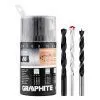 Набор сверл Graphite по металлу, дереву, кирпичу, 3–6,8,10мм, 18шт (54T430)