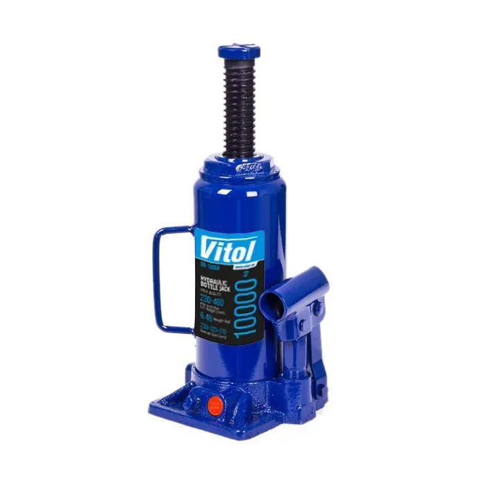 Домкрат Vitol DB-10004/T91004, телескопічний, гідравлічний, 10т, min 230мм, max 460мм (DB-10004) зображення 2
