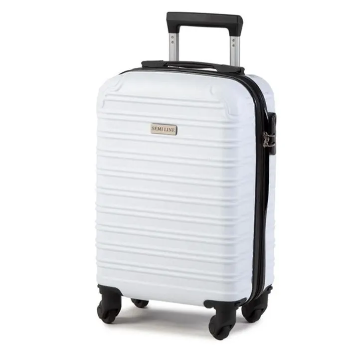 Чемодан Semi Line 18" (S) White (T5489-1) (DAS303806)