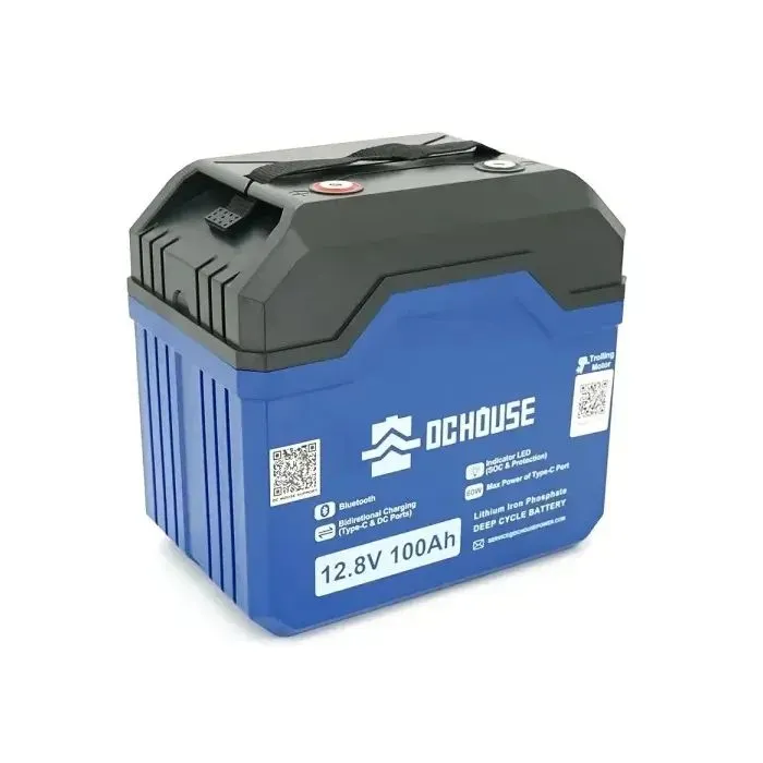 Батарея LiFePo4 Eco-Worthy 12,8V 100Ah, (50/100A) Bluetooth (DC HOUSE-12100B) зображення 2