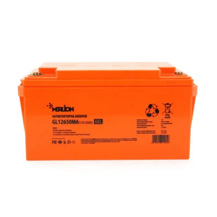Батарея до ДБЖ Merlion GL12650M6 GEL 12V 65Ah (GL12650M6 GEL)