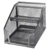 Підставка для дрібниць Buromax 152 x 102 x 103 мм, металева, срібна (BM.6245-24)