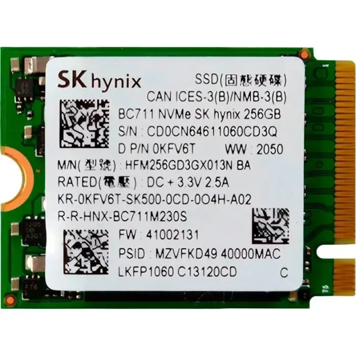 Накопичувач SSD M.2 2230 256GB Hynix (HFM256GD3GX013N)