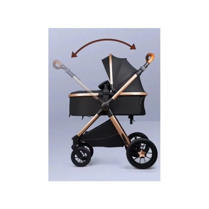 Коляска Kidilo 3в1 H2D (Black) (1111556) изображение 5