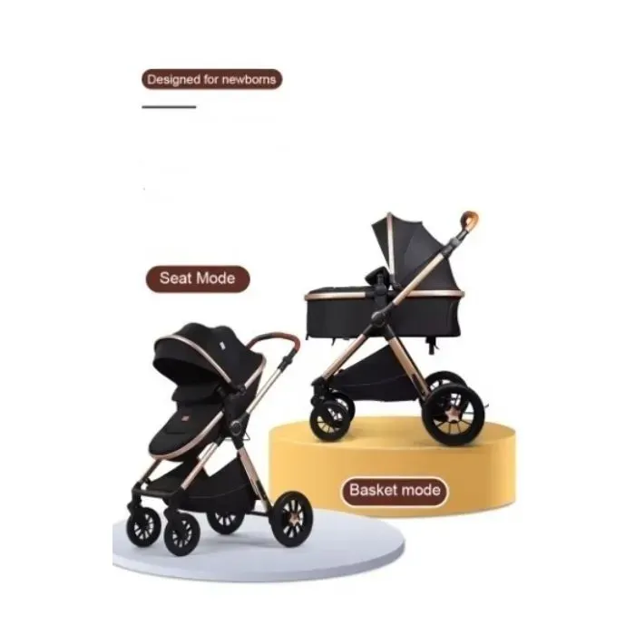 Коляска Kidilo 3в1 H2D (Black) (1111556) зображення 6