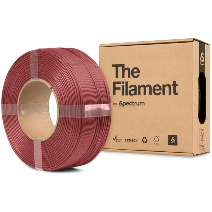 Пластик для 3D-принтера The Filament PLA Matte 1.75mm 1kg ReFill RED, OCTOBER (TF-24162) изображение 3