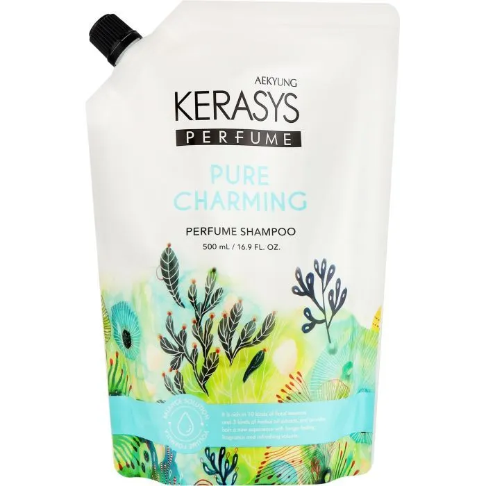 Шампунь KeraSys Pure & Charming Perfumed Shampoo Дой-пак 500 мл (8801046396964)