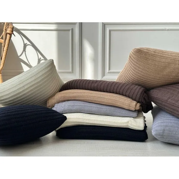 Плед Прованс COTTON шоколадний 120 х 200 см (039528) зображення 12