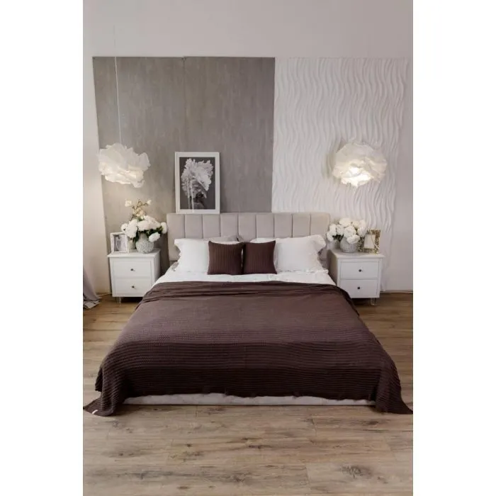 Плед Прованс COTTON шоколадний 120 х 200 см (039528)