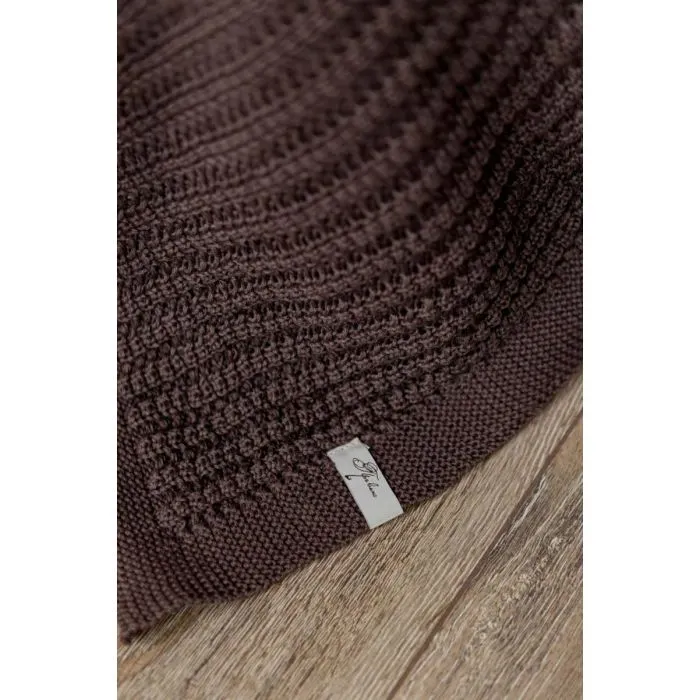 Плед Прованс COTTON шоколадний 120 х 200 см (039528) зображення 5