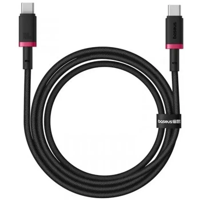 Дата кабель USB-C to USB-C 1.0m 100W red/black Baseus (P10377803U01-01) изображение 3