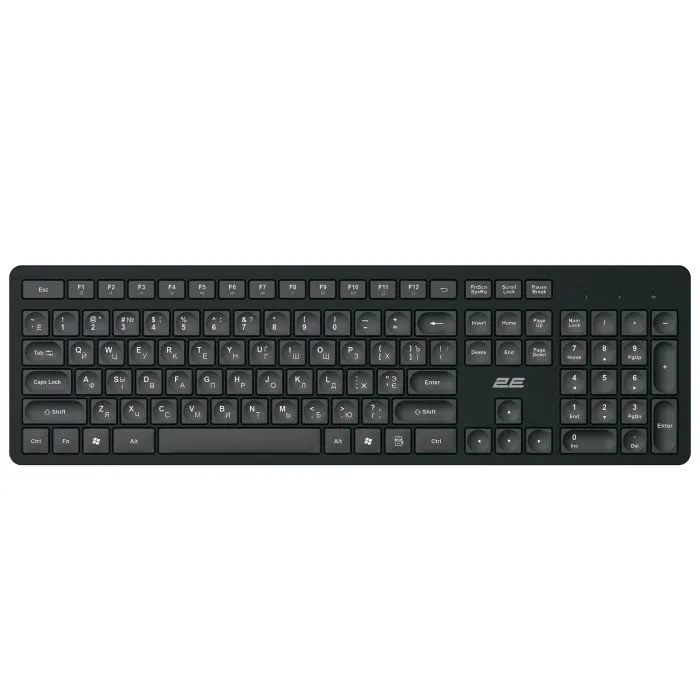 Клавиатура 2E KS260 Wireless Black (2E-KS260WB_CI)