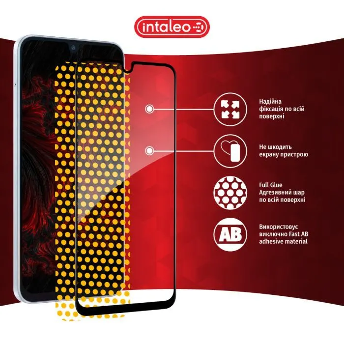 Скло захисне Intaleo Full Glue Samsung M16 Black (1283126620188) зображення 7