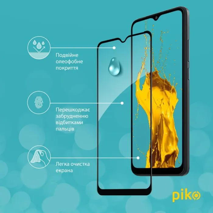 Скло захисне Piko Full Glue Xiaomi Redmi A2 Black (1283126579998) зображення 5