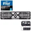 Рамка номерного знака Vitol з рельєфним написом MAZDA (RN-VCH-15650-SR-MZ)