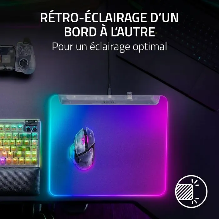Килимок для мишки Razer Firefly V2 Pro Phantom White (RZ02-04920400-R3M1) зображення 2