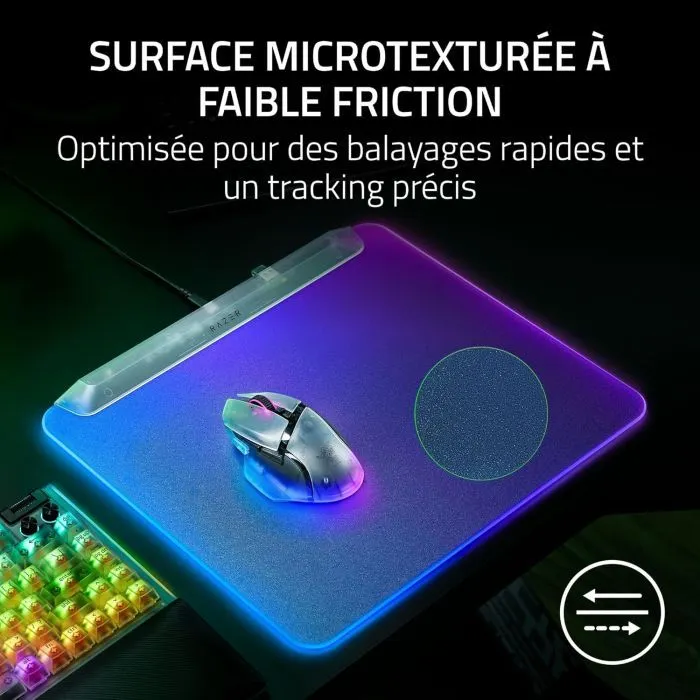 Килимок для мишки Razer Firefly V2 Pro Phantom White (RZ02-04920400-R3M1) зображення 6