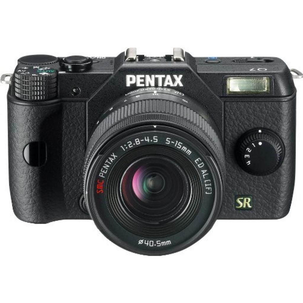 Цифровий фотоапарат Pentax Q7+ объектив 5-15mm F2.8-4.5 black (10719) зображення 3