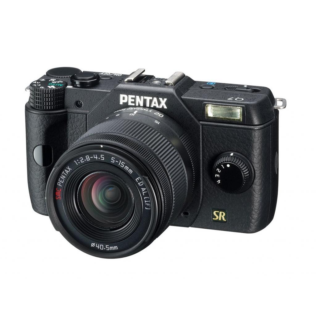 Цифровой фотоаппарат Pentax Q7+ объектив 5-15mm F2.8-4.5 black (10719)