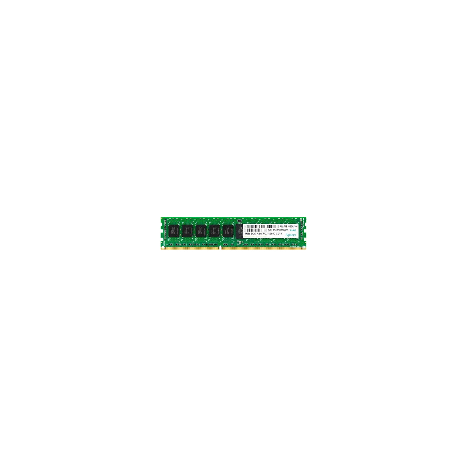 Модуль памяти для компьютера DDR3 4GB 1600 MHz Apacer (AP4GUTYB1K3 / AU04GFA60CATBGC)