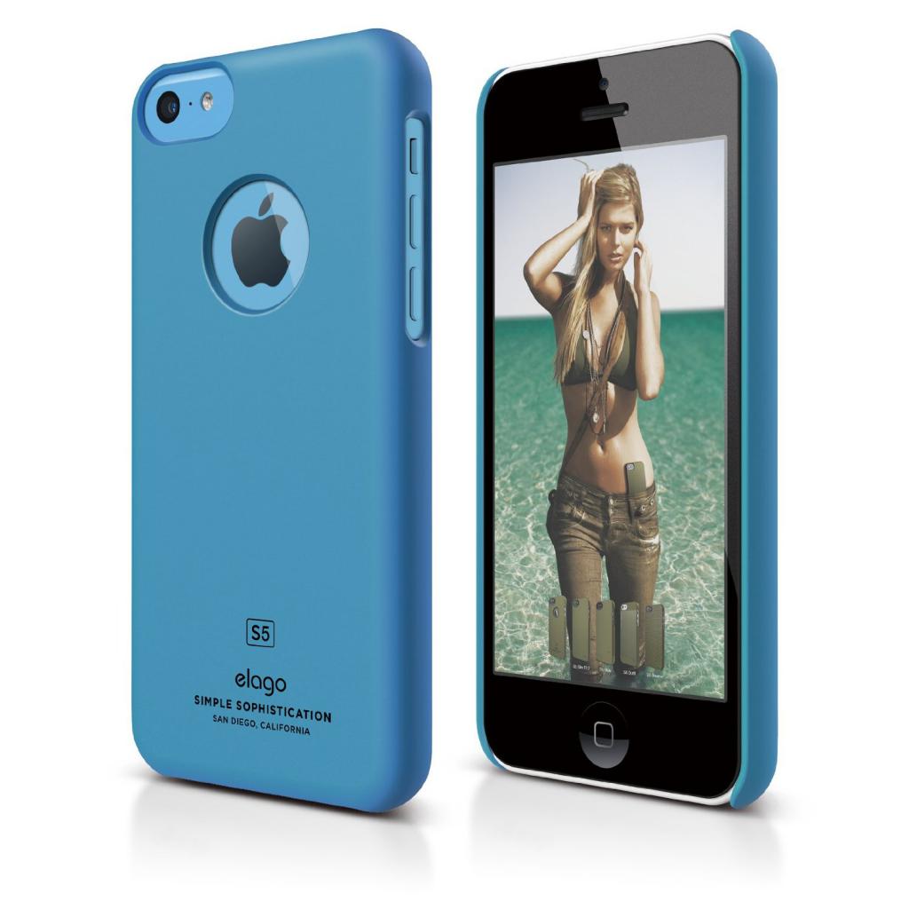 Чохол до мобільного телефона Elago для iPhone 5C /Slim Fit/Blue (ES5CSM-SFBL-RT)