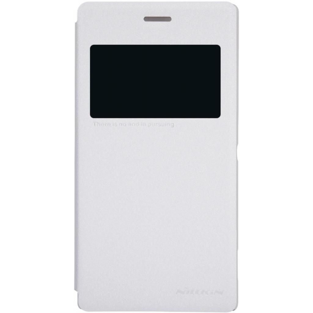 Чохол до мобільного телефона Nillkin для Sony Xperia M2 /Spark/ Leather/White (6147171)