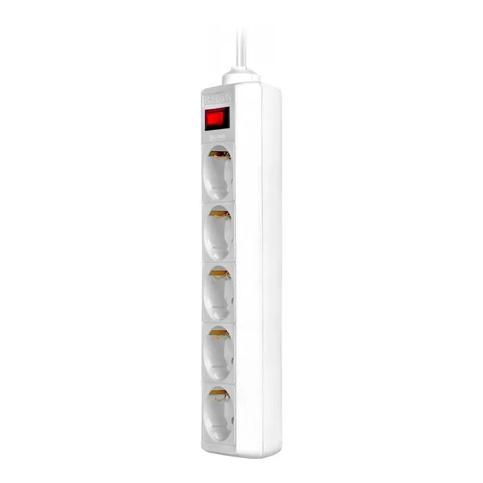 Сетевой фильтр питания Defender ES 1.8m 5 роз. white (99481) изображение 3