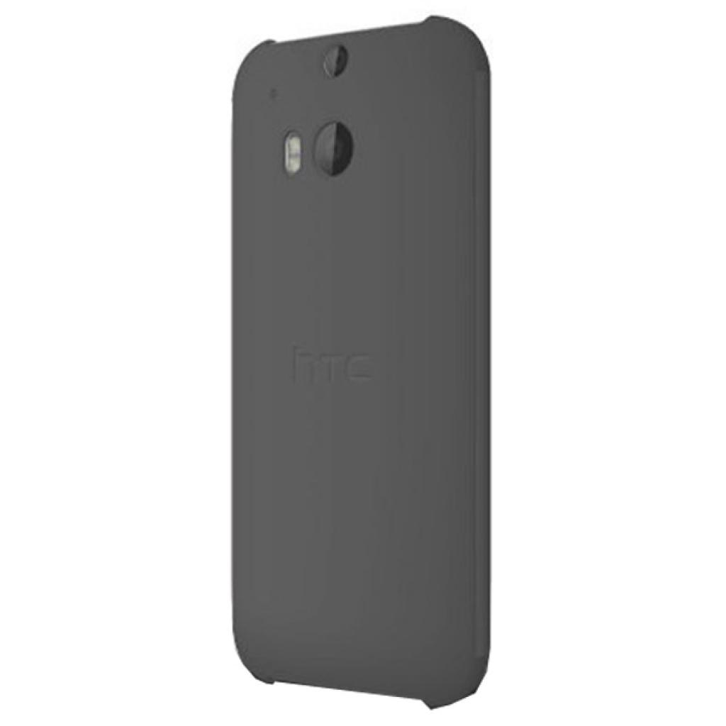Чехол для мобильного телефона HTC One/M8 Dot Flip case Grey (HC M100) (99H11415-00) изображение 2