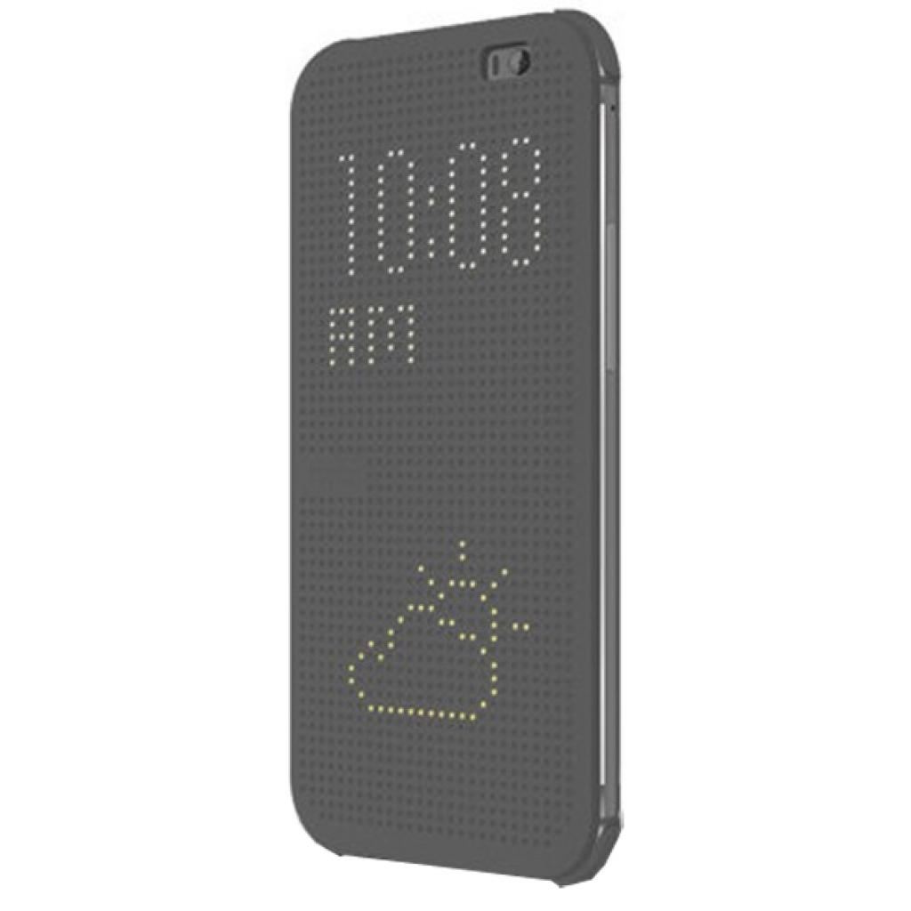 Чохол до мобільного телефона HTC One/M8 Dot Flip case Grey (HC M100) (99H11415-00)
