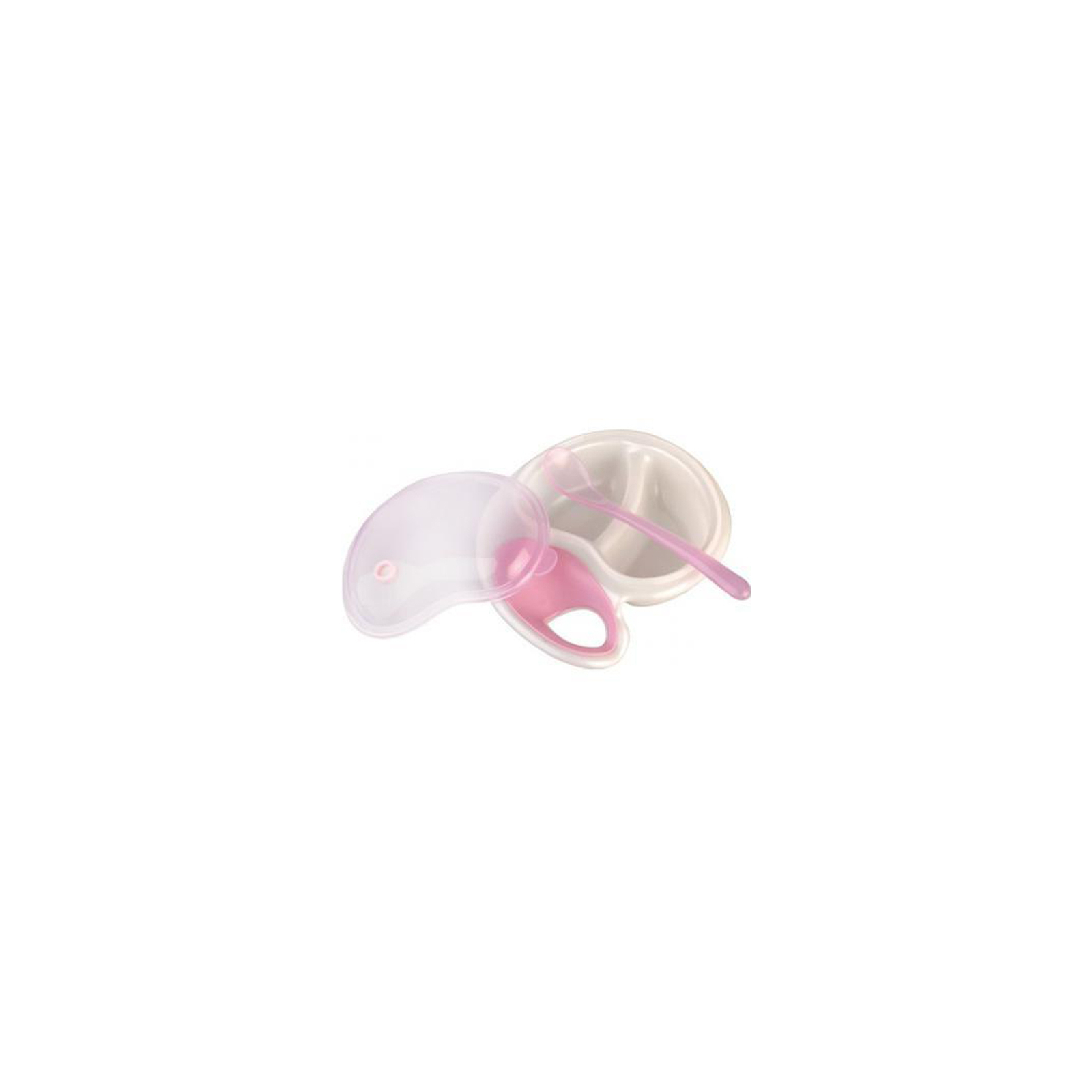 Тарелка детская Nuby розовая (5312-1)