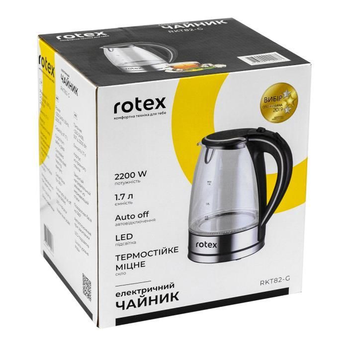Електрочайник Rotex RKT82-G зображення 5