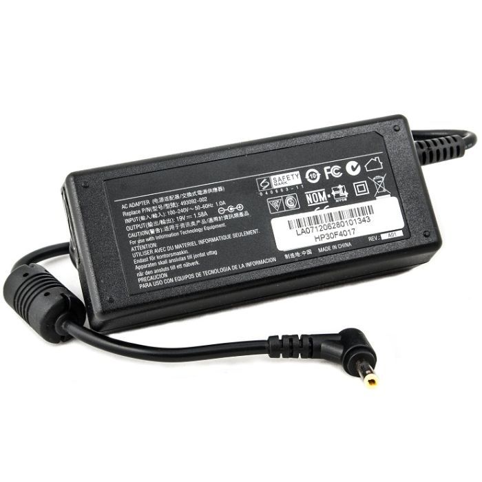 Блок питания к ноутбуку PowerPlant HP 220V, 30W, 19V, 1.58A (4.0*1.7mm) (HP30F4017)