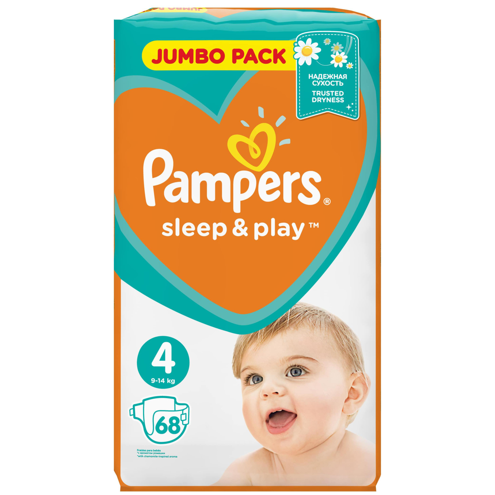 Подгузники Pampers Sleep & Play Maxi Размер 4 (9-14 кг), 50 шт (8001090669056) изображение 2