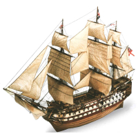 Сборная модель Revell Флагманский корабль лорда Нельсона H.M.S. Victory 1:146 (5408) изображение 2