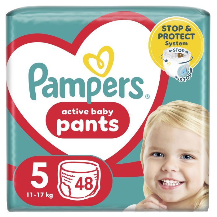 Подгузники Pampers трусики Pants Junior Размер 5 (12-17 кг) 152 шт (8006540068601)