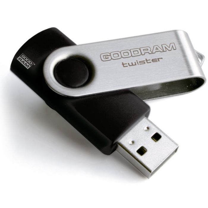 USB флеш накопитель Goodram 8GB Twister Black USB 2.0 (UTS2-0080K0R11)