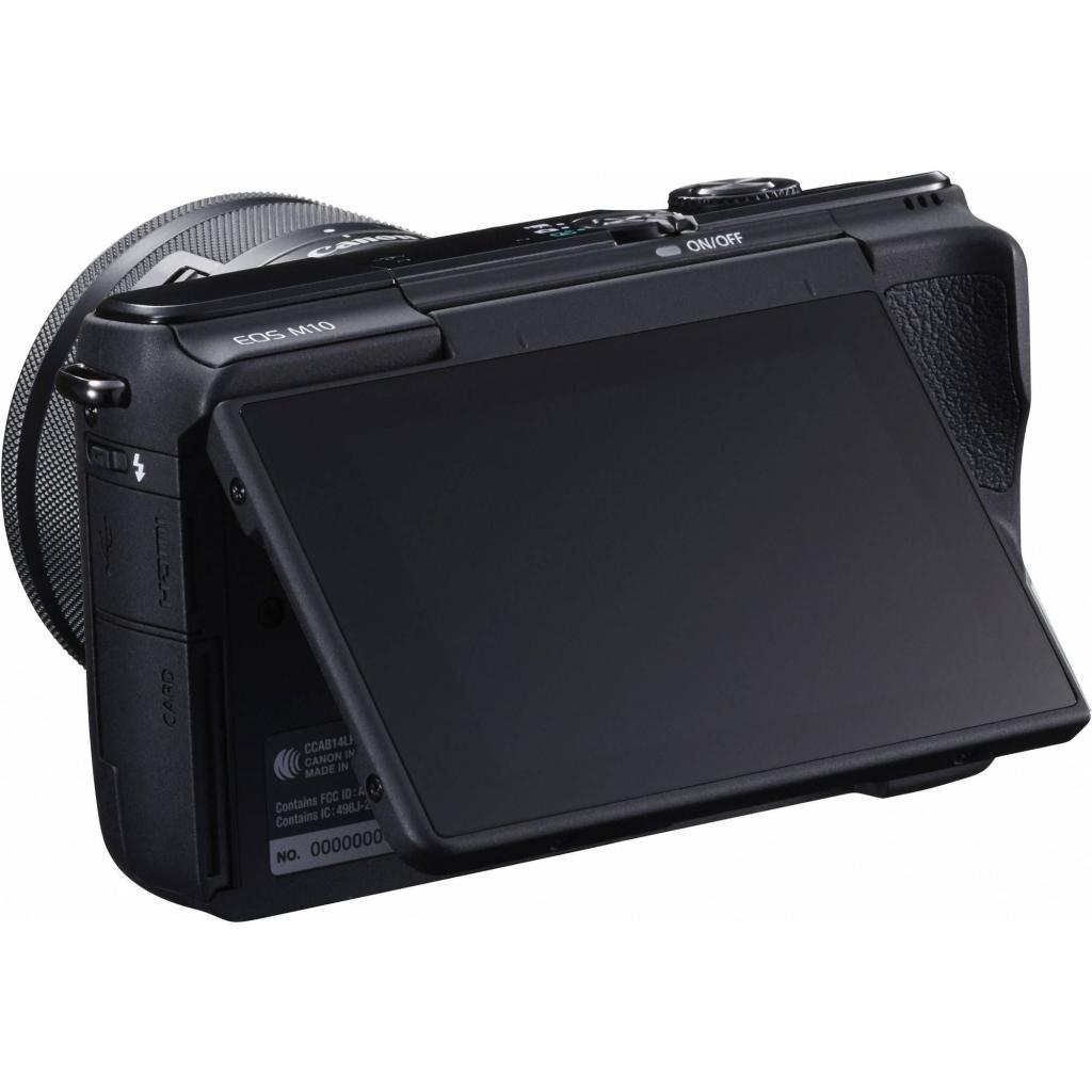 Цифровий фотоапарат Canon EOS M10 15-45 IS STM Black Kit (0584C040) зображення 12