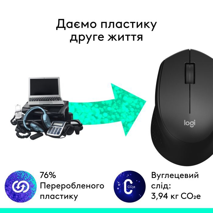 Мышка Logitech M280 Black (910-004287) изображение 6